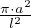   2
π⋅la2